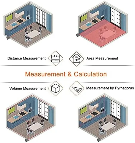 متر نواری فاصله سنج HIHELO، فاصله سنج دیجیتال 40 متری، ابزار اندازه گیری غلتکی دیجیتال نوار اندازه گیری (رنگ: 1) متر نواری فاصله سنج HIHELO، فاصله سنج دیجیتال 40 متری، ابزار اندازه گیری غلتکی دیجیتال نوار اندازه گیری (رنگ: 1)