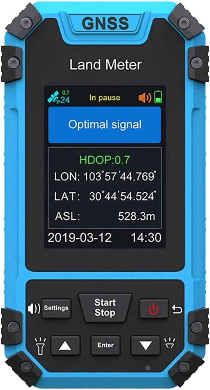 مسافت یاب HAIRA S4 با صفحه نمایش رنگی، مناسب نقشه برداری زمین، دستگاه نقشه برداری حرفه ای GNSS، اندازه گیری مساحت با دقت بالا