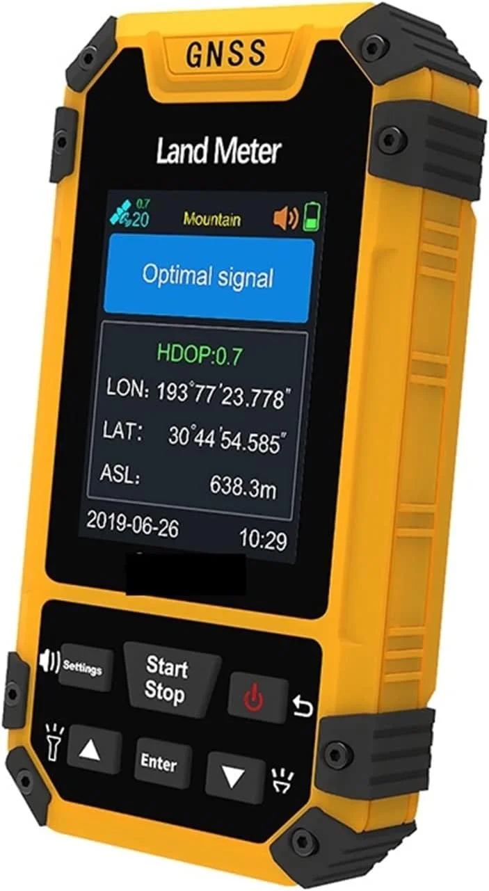 مسافت یاب HAIRA S4 با صفحه نمایش رنگی، مناسب نقشه برداری زمین، دستگاه نقشه برداری حرفه ای GNSS، اندازه گیری مساحت با دقت بالا