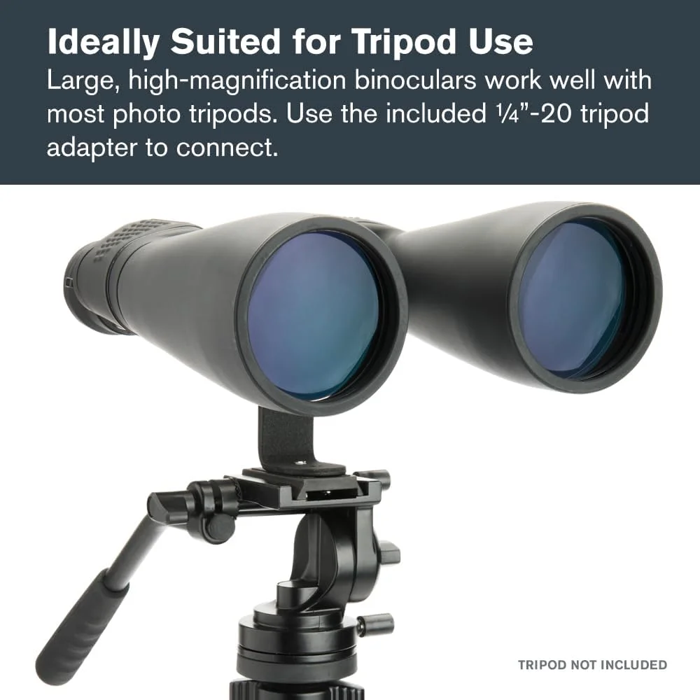 دوربین دوچشمی سلسترون Skymaster 15–35X70 مناسب فضای باز و نجوم، چشمی زوم 15-35X با دیافراگم بزرگ برای مشاهده از راه دور با اپتیک چند لایه و کیف حمل