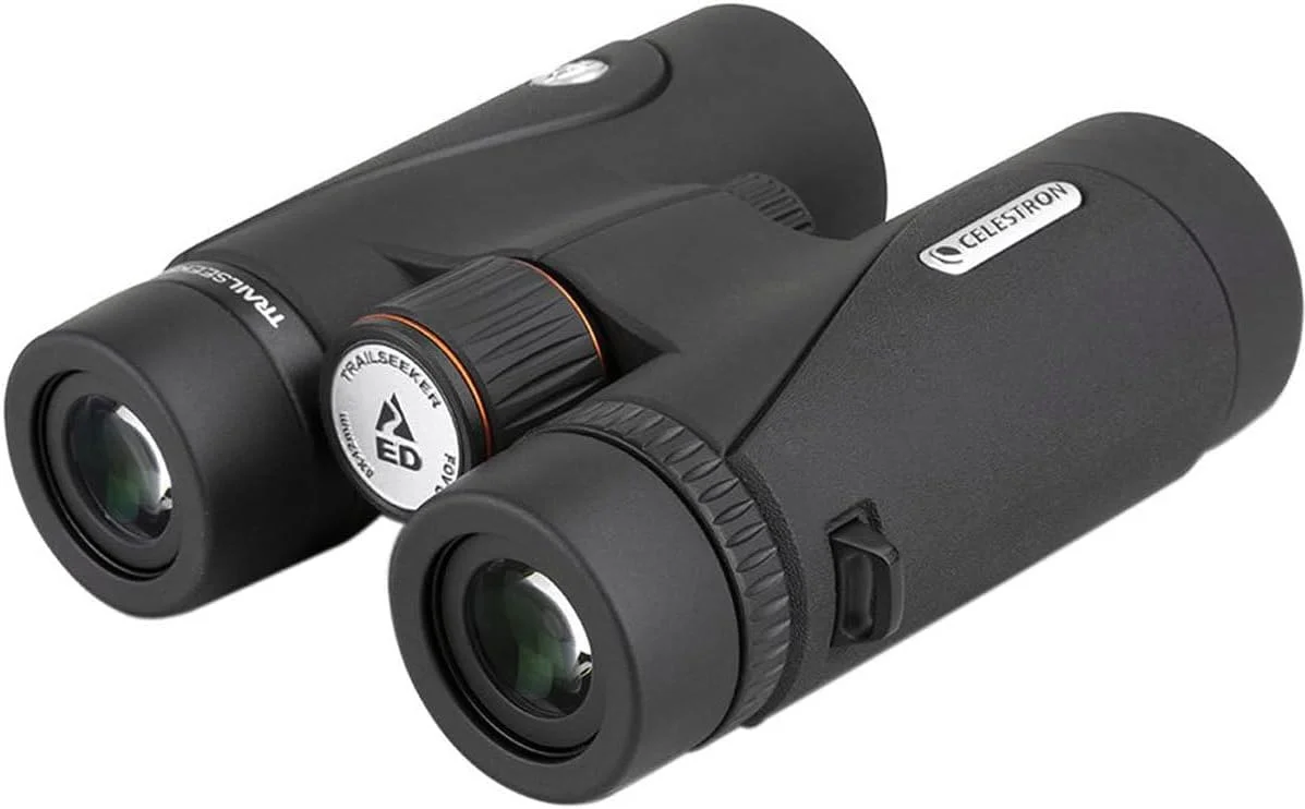 دوربین دوچشمی 8X42 سلسترون Trailseeker ED – دوربین دوچشمی فشرده ED برای تماشای پرندگان و فعالیت های فضای باز – دوربین دوچشمی با لنزهای شیئی ED – اپتیک چند لایه با پهنای باند کامل – منشور سقفی Bak4 دوربین دوچشمی 8X42 سلسترون Trailseeker ED – دوربین دوچشمی فشرده ED برای تماشای پرندگان و فعالیت های فضای باز – دوربین دوچشمی با لنزهای شیئی ED – اپتیک چند لایه با پهنای باند کامل – منشور سقفی Bak4