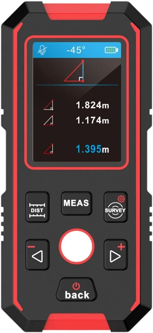 تستر قدرت، فاصله یاب، متر فاصله، رولت الکترونیکی، خط کش دیجیتال NF-518S، آشکارساز چند منظوره 3 در 1، فیبر نوری