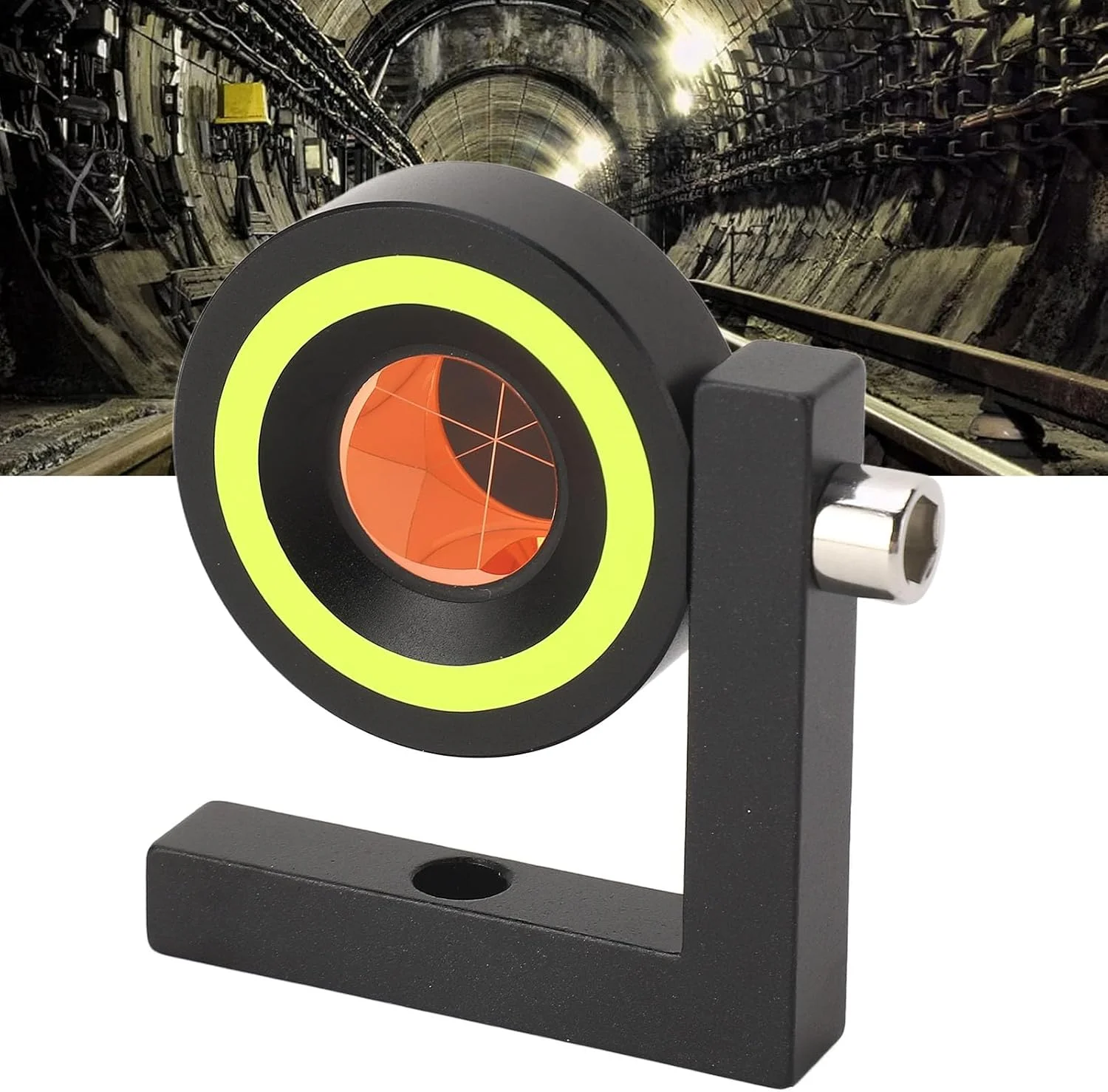 منشور مینی ایستگاه توتال با دقت بالا، منشور 90 درجه زاویه راست، میله L برای نظارت بر تونل منشور مینی ایستگاه توتال با دقت بالا، منشور 90 درجه زاویه راست، میله L برای نظارت بر تونل