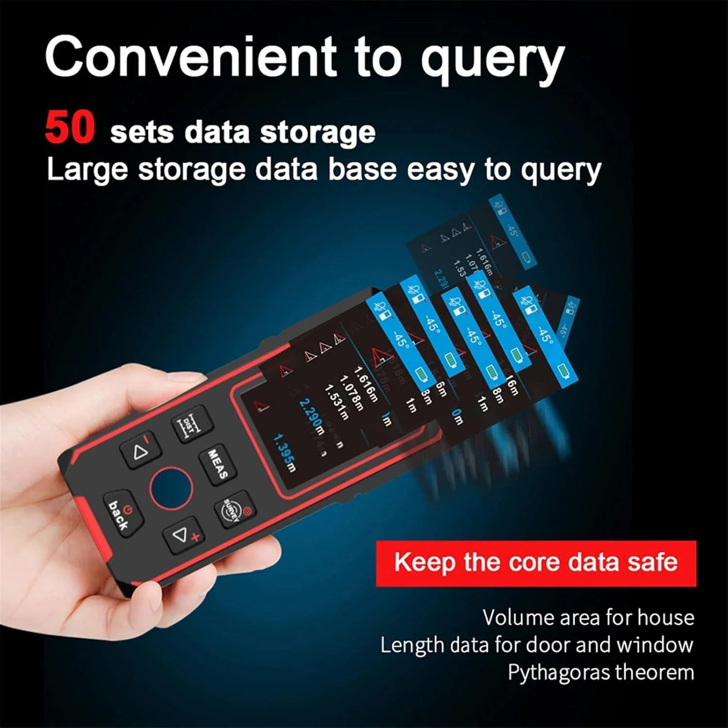 تستر قدرت، فاصله یاب، متر فاصله، رولت الکترونیکی، خط کش دیجیتال NF-518S، آشکارساز چند منظوره 3 در 1، فیبر نوری تستر قدرت، فاصله یاب، متر فاصله، رولت الکترونیکی، خط کش دیجیتال NF-518S، آشکارساز چند منظوره 3 در 1، فیبر نوری