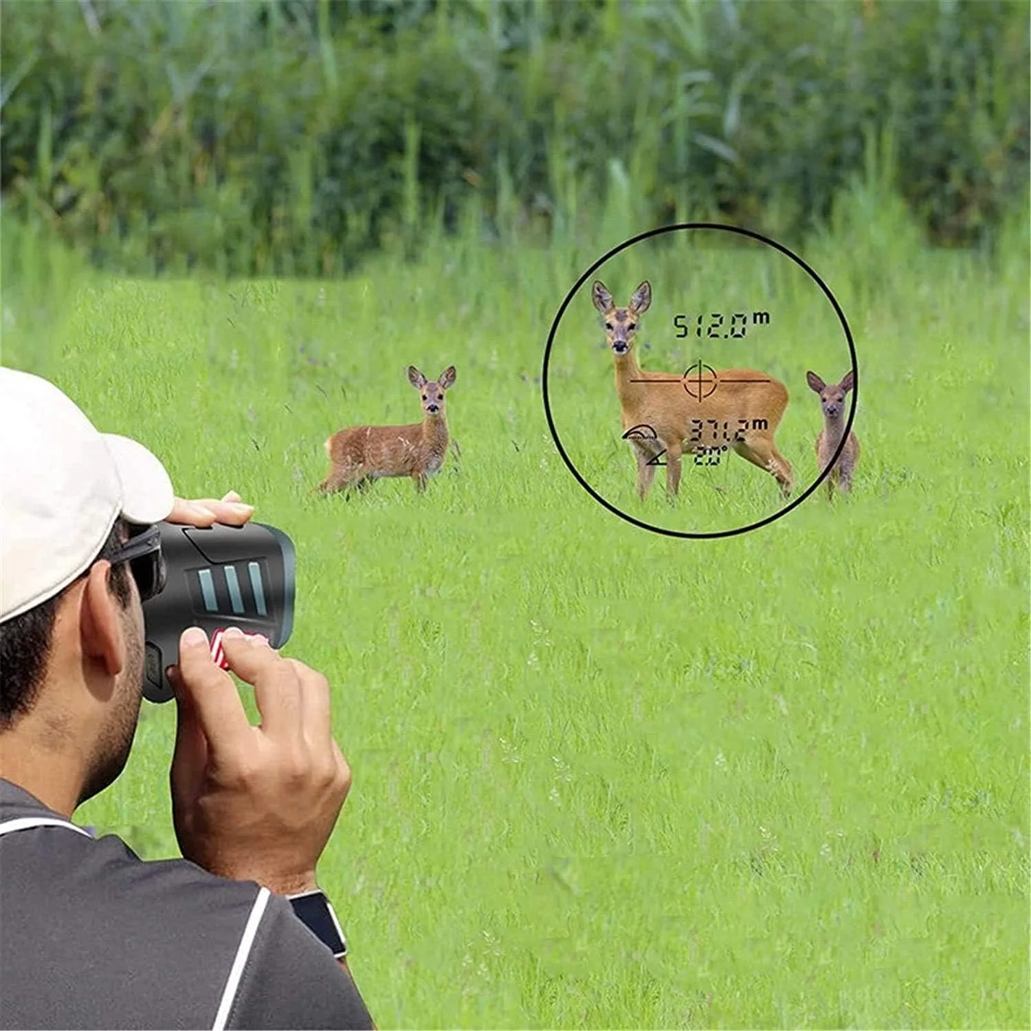 فاصله یاب گلف FURLOU 600M با بزرگنمایی 6X، فاصله یاب تک چشمی برای تیراندازی و شکار