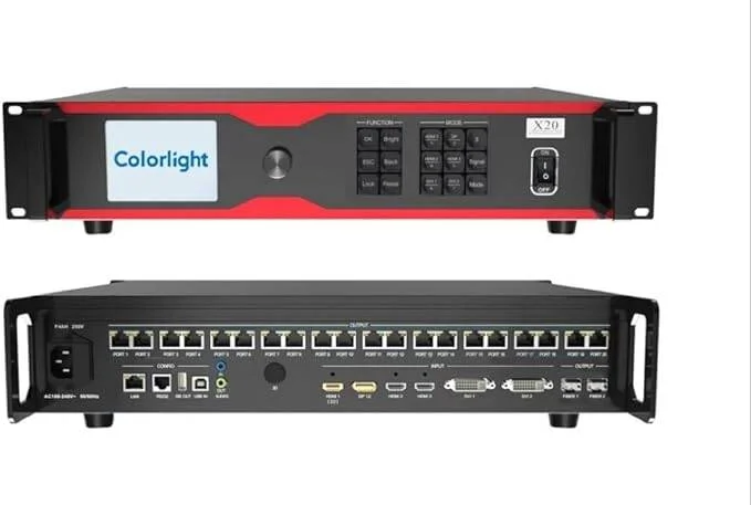 پردازشگر 4K کالرلایت X20، پورت سریال، کنترل USB، TCP، کنترل IP، صدا، پشتیبان گیری حلقه ای، دمای رنگ دقیق