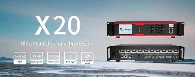 پردازشگر 4K کالرلایت X20، پورت سریال، کنترل USB، TCP، کنترل IP، صدا، پشتیبان گیری حلقه ای، دمای رنگ دقیق پردازشگر 4K کالرلایت X20، پورت سریال، کنترل USB، TCP، کنترل IP، صدا، پشتیبان گیری حلقه ای، دمای رنگ دقیق