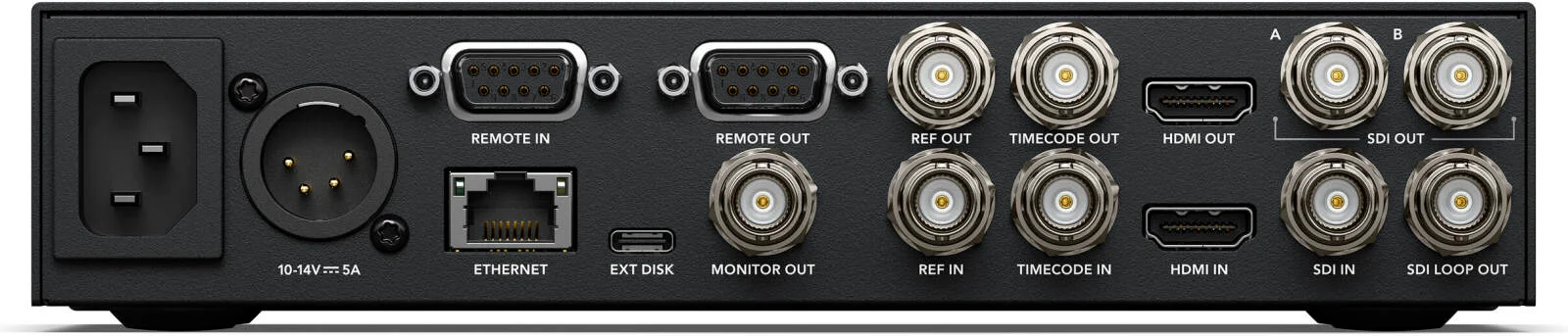 بلکمجیک HyperDeck Studio HD Plus 4K ProRes/DNxHD ضبطکننده با 6G SDI، HDR و دو اسلات SD بلکمجیک HyperDeck Studio HD Plus 4K ProRes/DNxHD ضبطکننده با 6G SDI، HDR و دو اسلات SD