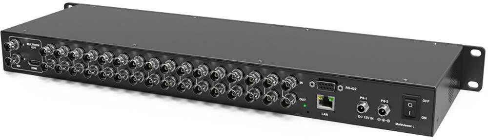 سوئیچر ماتریسی AVMATRIX MSS1611-S، دارای همگام‌ساز فریم داخلی، صفحه نمایش LCD یکپارچه، ورودی‌های تشخیص خودکار SD/HD/3G-SDI، گوش‌های رک‌مونت یکپارچه، 16x16 Seamless 3G-SDI | MSS1611-S