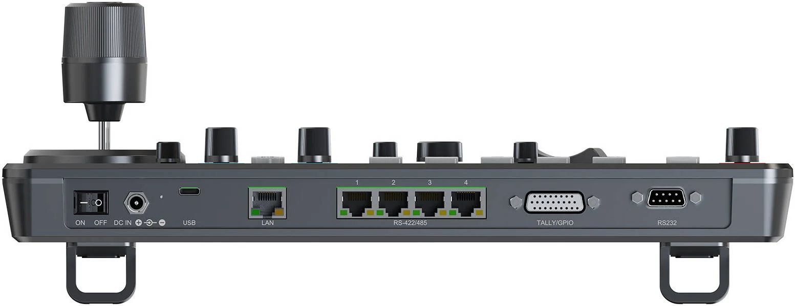 کنترلر AVMATRIX PKC4000، ارتباطات NDI، IP و سریال، کنترل تا 7 دوربین سریال، کنترل تا 100 دوربین NDI، IP، پشتیبانی از POE، منبع تغذیه 12 ولت DC شامل | PKC4000-NDI