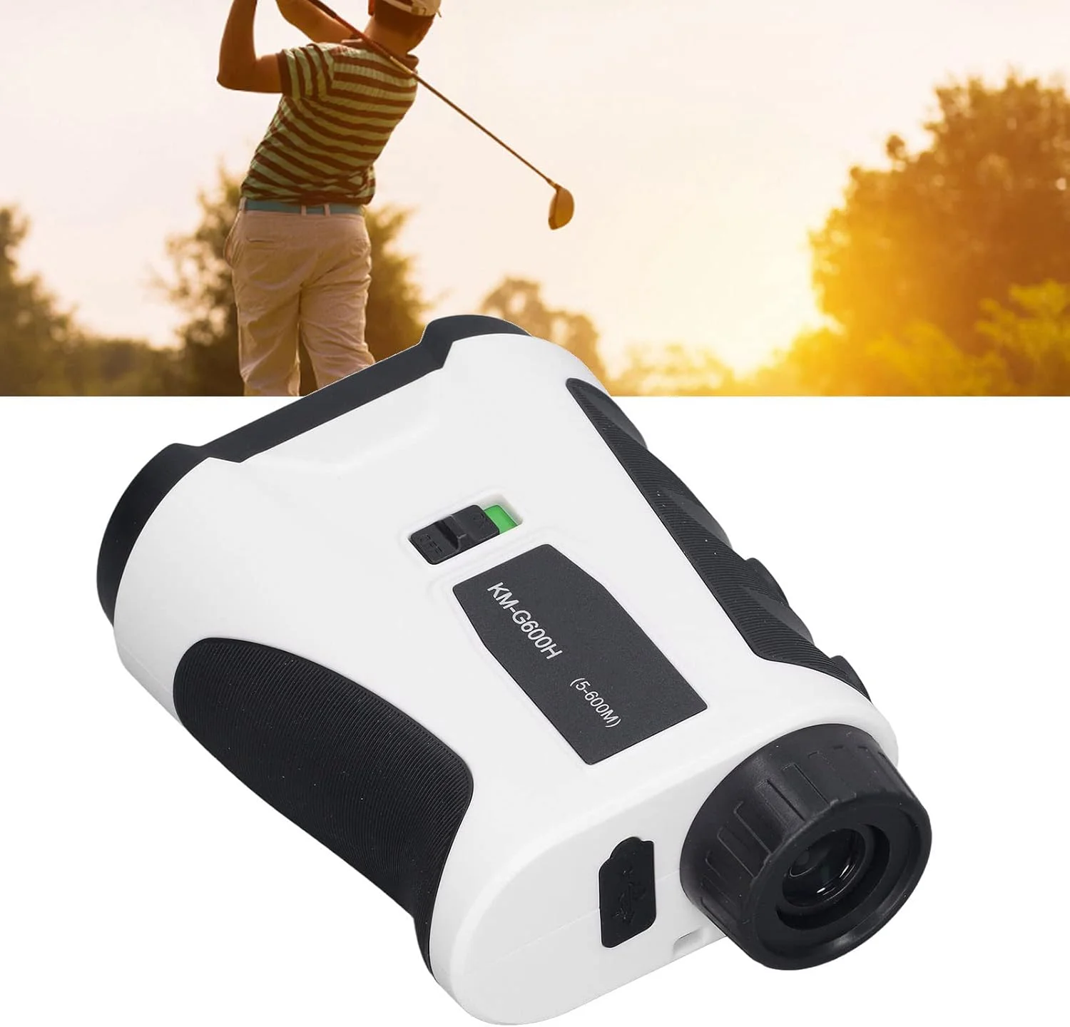 فاصله یاب شیب دار، حالت اندازه گیری سرعت فاصله یاب با کالیبراسیون زاویه فوکوس چشمی 600 متری با سوئیچ شیب برای پیاده روی (سفید)