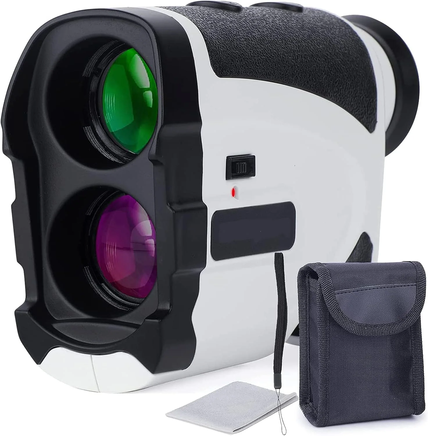 فاصله یاب لیزری ERNZI برای گلف و شکار، فاصله یاب دوربرد 1000 یاردی با بزرگنمایی 7 برابر، شیب، قفل پرچم، لرزش، فاصله یاب قانونی مسابقات