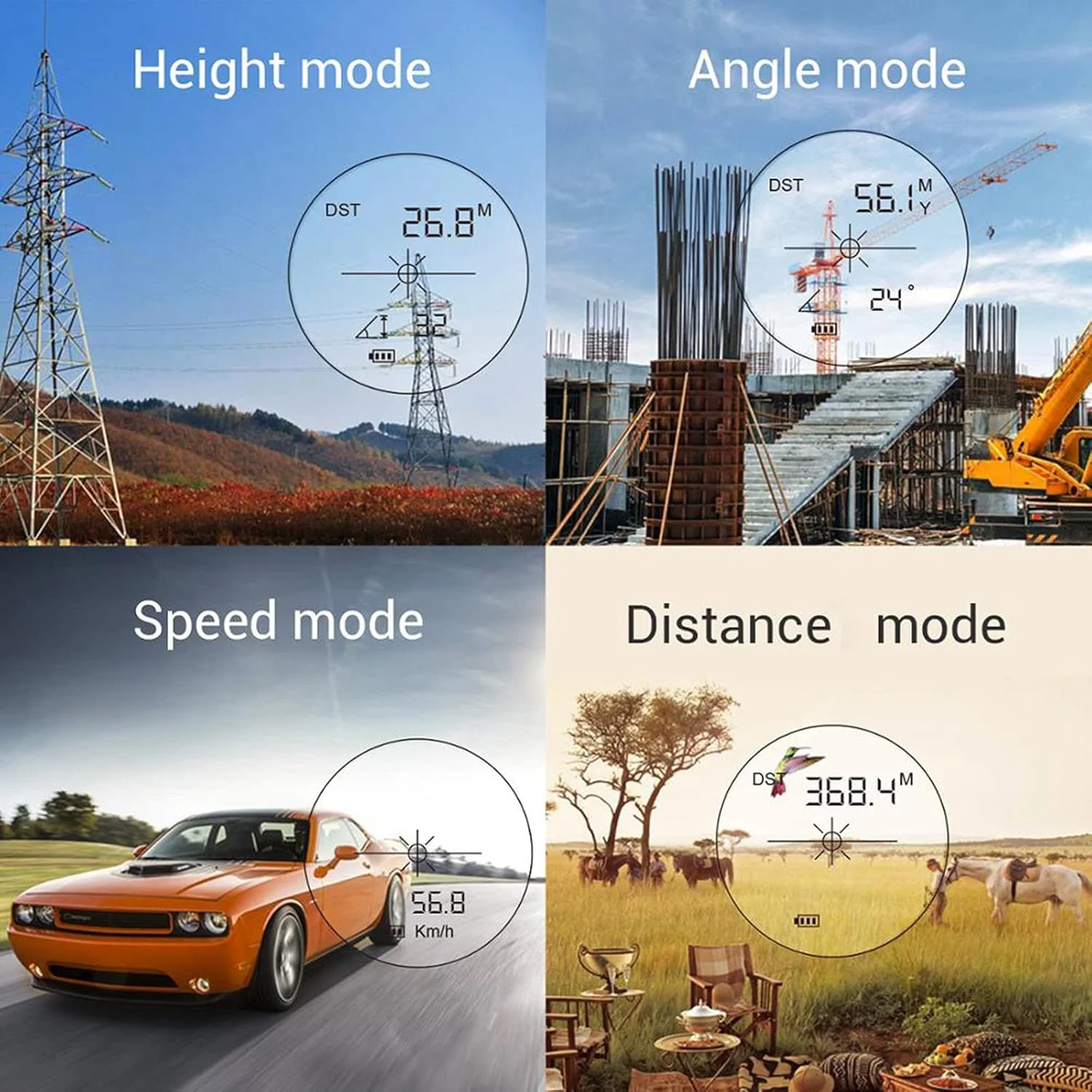 فاصله یاب لیزری گلف ERNZI با بزرگنمایی 7X، قابلیت قفل کردن پرچم و اسکن مداوم، متر فاصله فاصله یاب لیزری گلف ERNZI با بزرگنمایی 7X، قابلیت قفل کردن پرچم و اسکن مداوم، متر فاصله