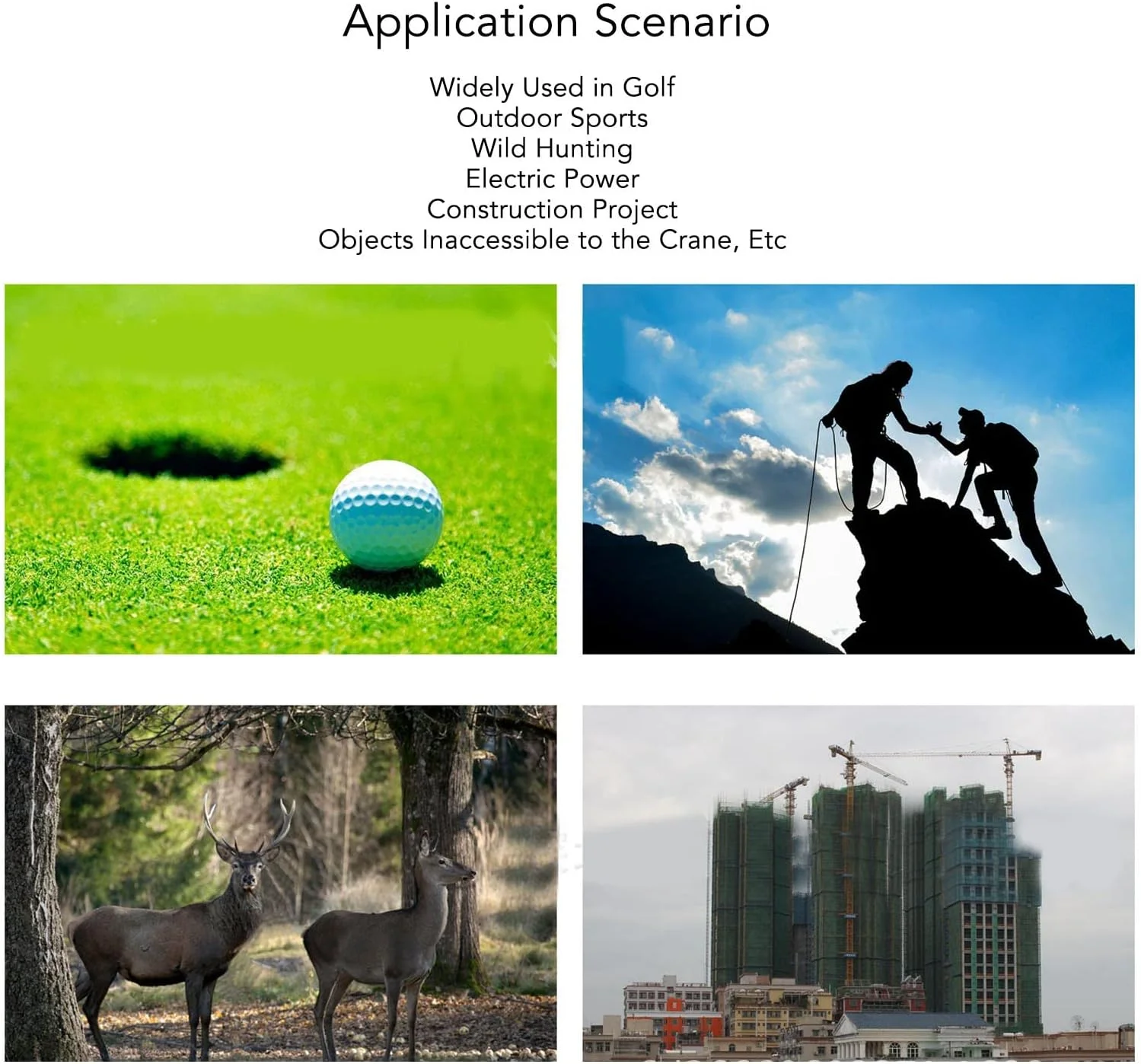 فاصله یاب شیب دار، حالت اندازه گیری سرعت فاصله یاب کالیبراسیون زاویه فوکوس چشمی 600 متری با سوئیچ شیب برای پیاده روی (مشکی)