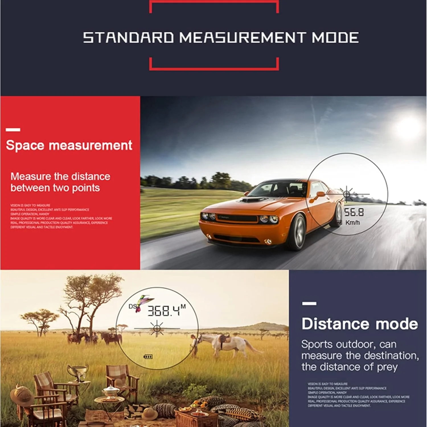 فاصله یاب لیزری گلف ERNZI با بزرگنمایی 7X، قابلیت قفل کردن پرچم و اسکن مداوم، متر فاصله فاصله یاب لیزری گلف ERNZI با بزرگنمایی 7X، قابلیت قفل کردن پرچم و اسکن مداوم، متر فاصله