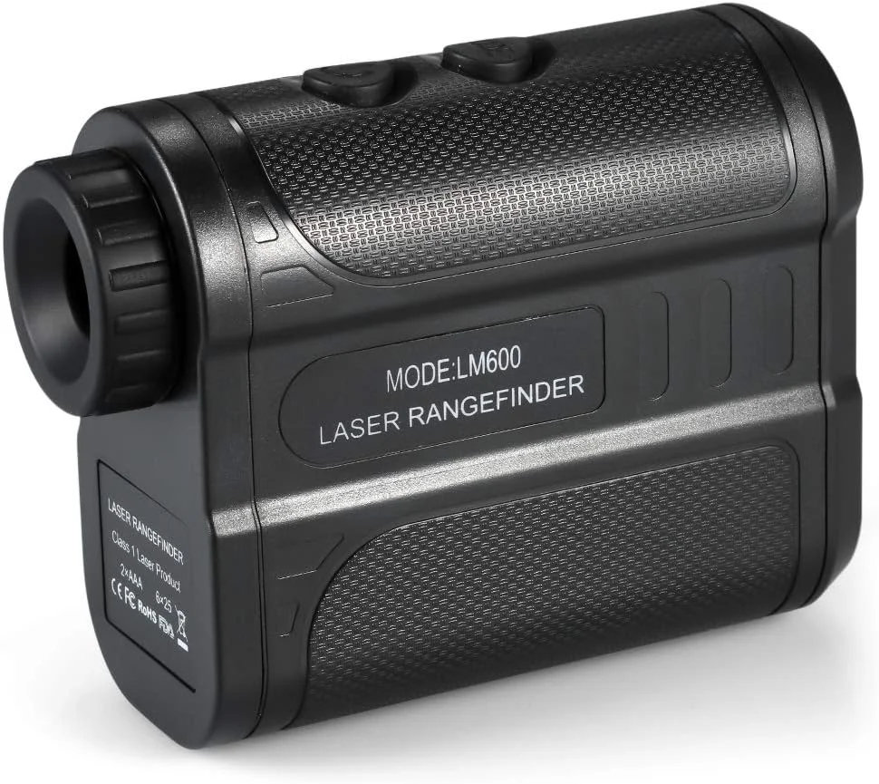 فاصله سنج، فاصله یاب 600 متری دستی مناسب فضای باز، تستر سرعت، دوربین تک چشمی دیجیتال