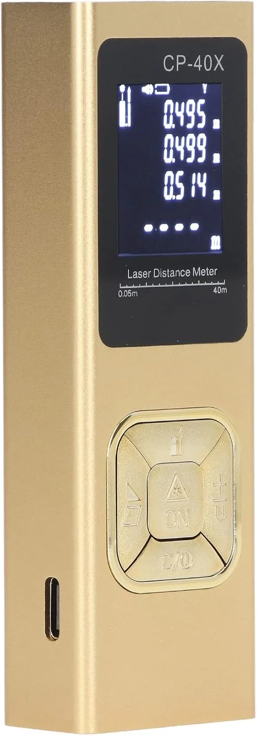 متر فاصله، فاصله یاب دیجیتال با دقت بالا، اندازه گیری های مختلف، قابل حمل، ضد گرد و غبار IP54 با تنظیمات بی صدا برای فضای باز
