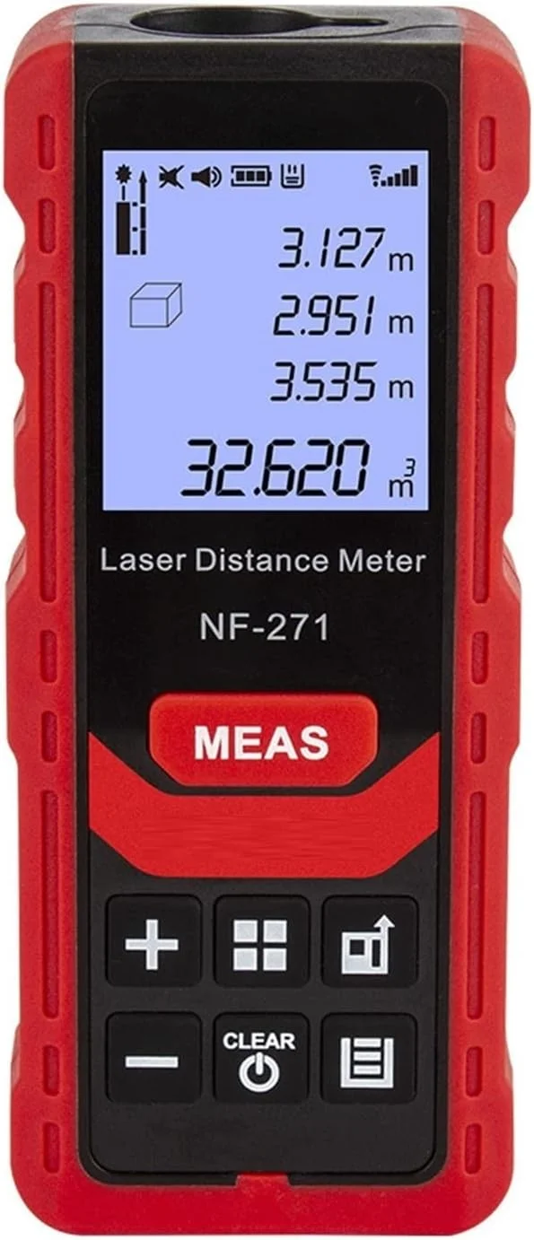 ابزار فیبر نوری CDFVFA، متر فاصله یاب الکترونیکی دیجیتال، دستگاه اندازه گیری، نوار اندازه گیری NF-271 50M 70M