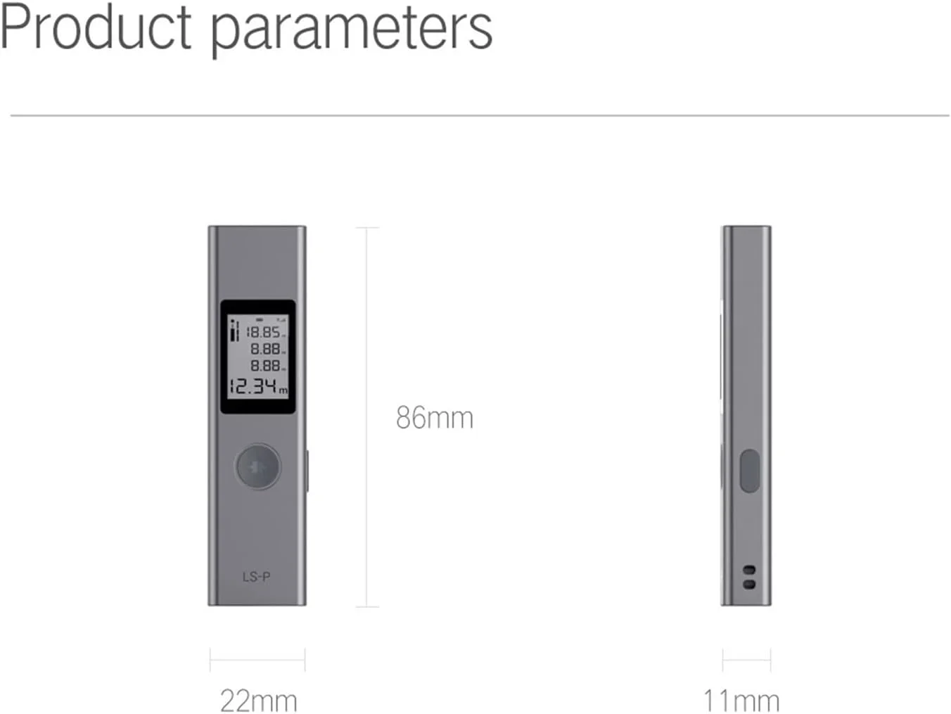 ارتفاع سنج دیجیتال، مسافت یاب لیزری، شارژر قابل حمل، مسافت یاب لیزری با دقت بالا