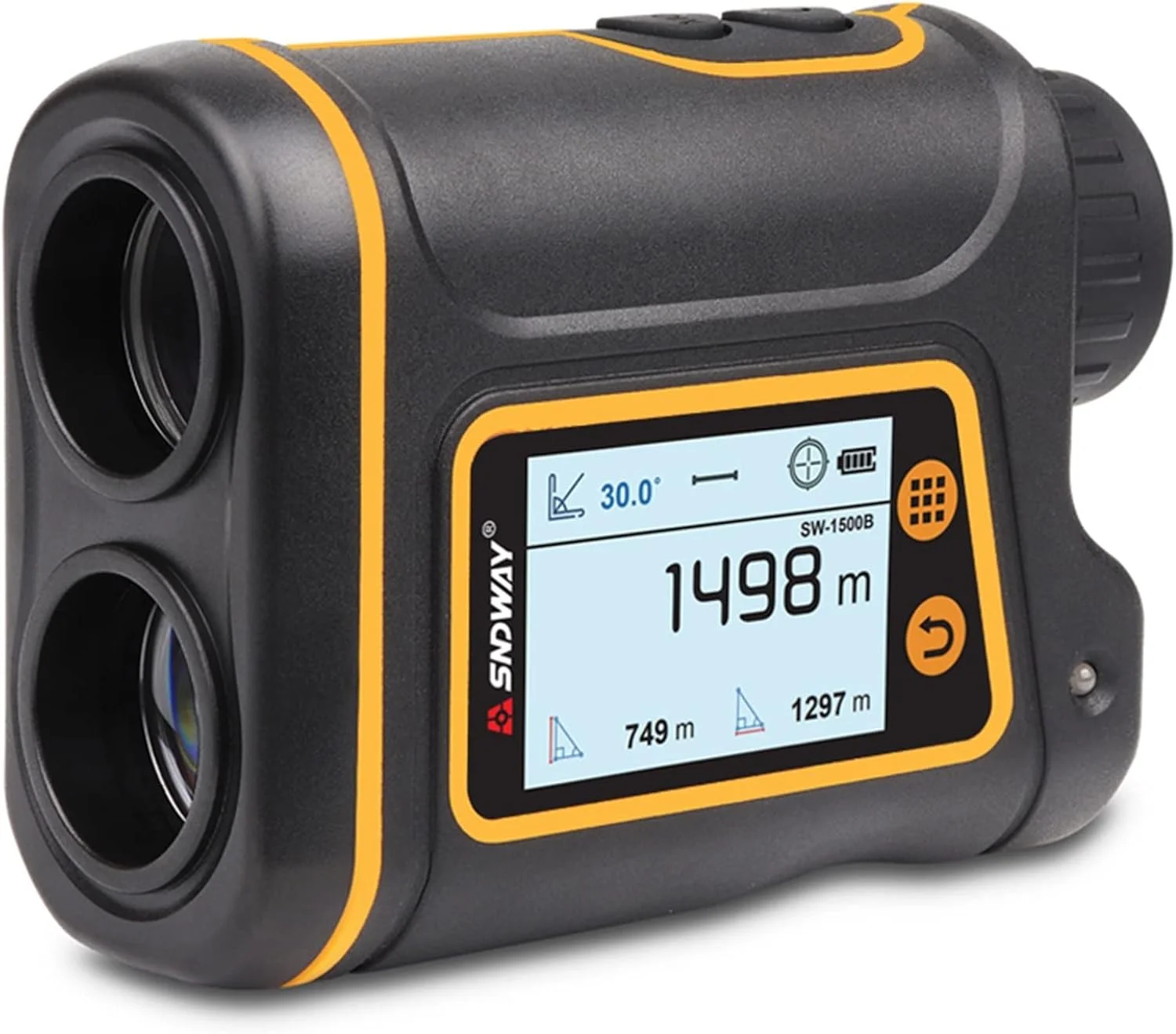 ارتفاع سنج دیجیتال، نمایشگر LCD چند منظوره، فاصله سنج کوچک شکار و گلف، مسافت یاب لیزری
