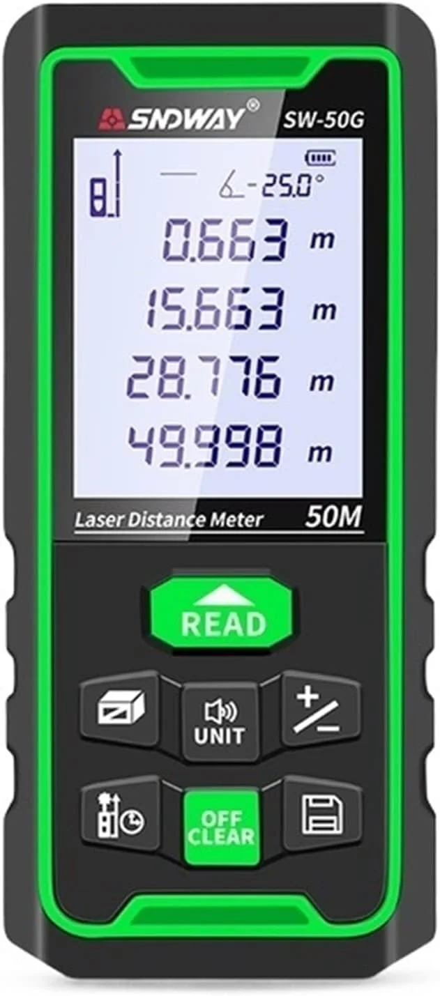 ارتفاع سنج دیجیتال، فاصله یاب لیزری دیجیتال، ابزار اندازه گیری نور