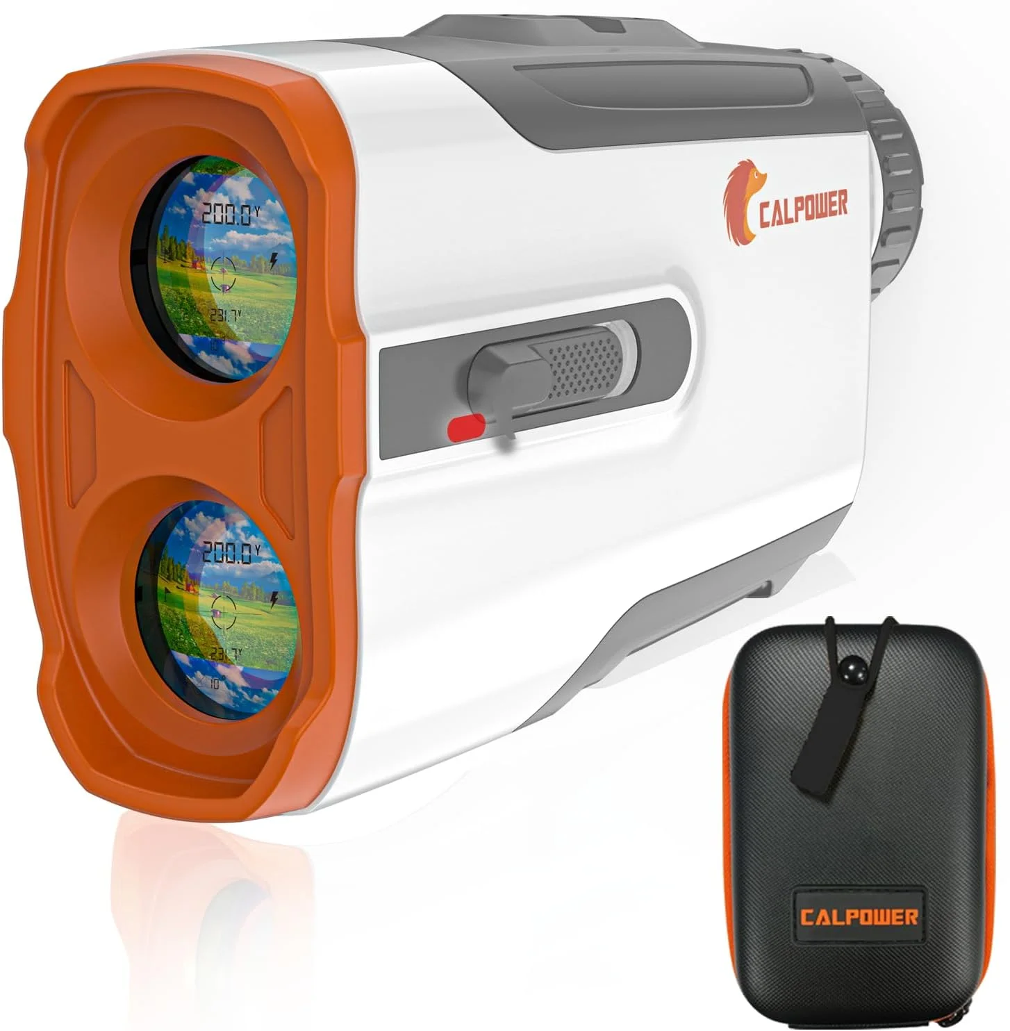 مسافت یاب گلف با شیب - بزرگنمایی 7 برابر 1200 یارد ضد آب لیزری با آهنربا - قفل پرچم با لرزش قابل شارژ