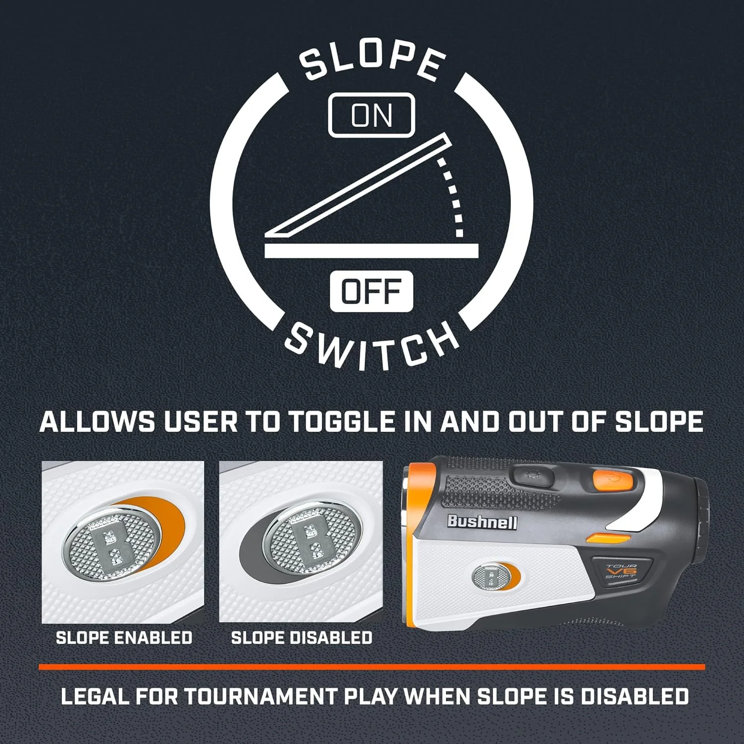 فاصله یاب گلف بوشنل Tour V6 Shift مدل Patriot Pack