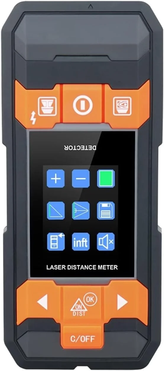 آرتیسم متر دیجیتال فاصله یاب، ردیاب سیم برق متناوب، اسکنر دیوار، رطوبت سنج چوب، فاصله یاب نواری، فلزیاب (رنگ: 210dg)