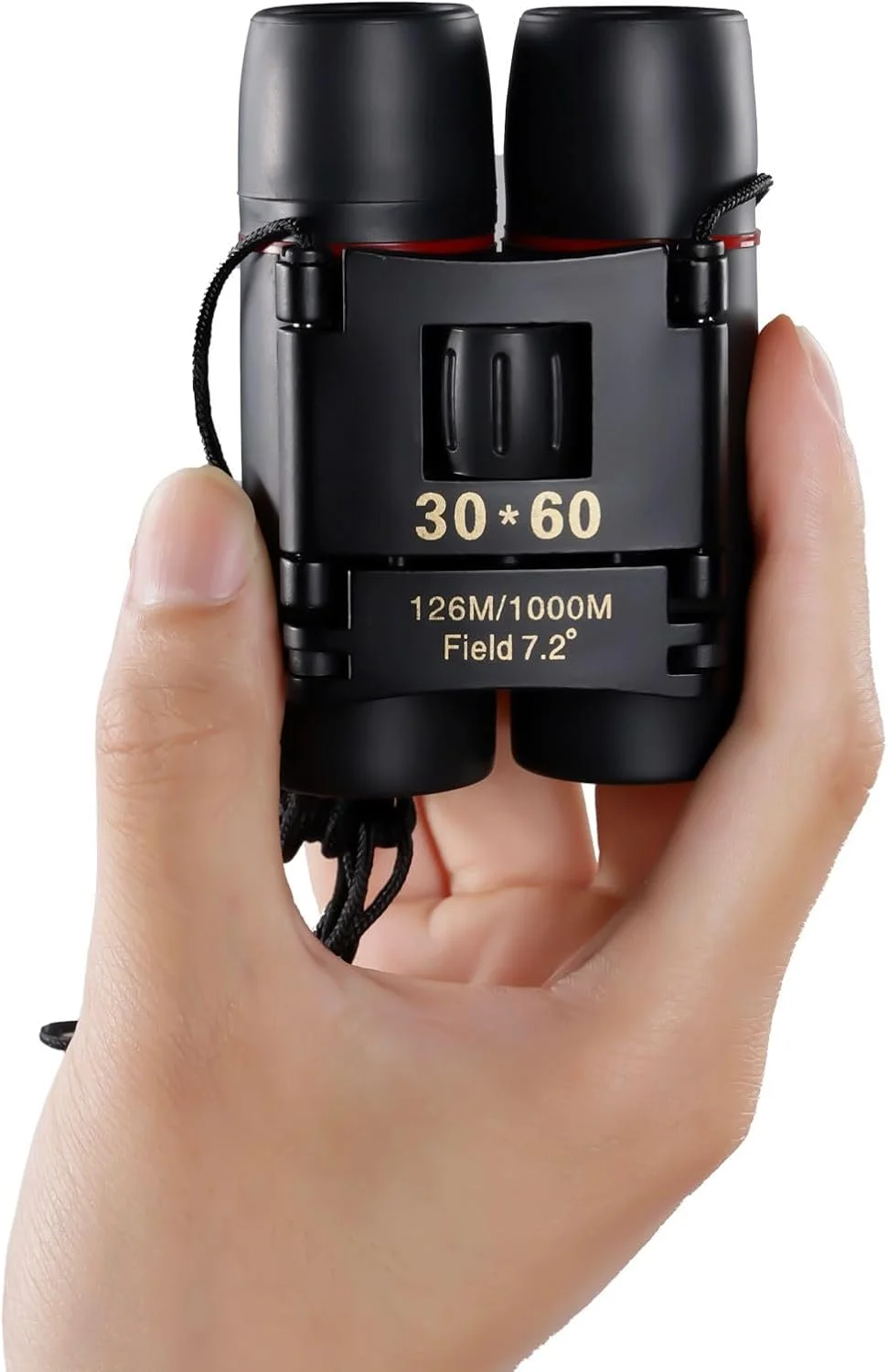 دوربین دوچشمی 8X21 جمع و جور با قابلیت تنظیم فوکوس و مسافت یاب، تلسکوپ کوچک دستی