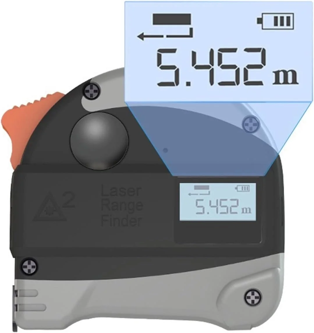 ارتفاع سنج دیجیتال، مسافت یاب لیزری مادون قرمز، متر لیزری قابل حمل با دقت بالا، ابزار اندازه گیری اتاق (رنگ: 40 متر) ارتفاع سنج دیجیتال، مسافت یاب لیزری مادون قرمز، متر لیزری قابل حمل با دقت بالا، ابزار اندازه گیری اتاق (رنگ: 40 متر)