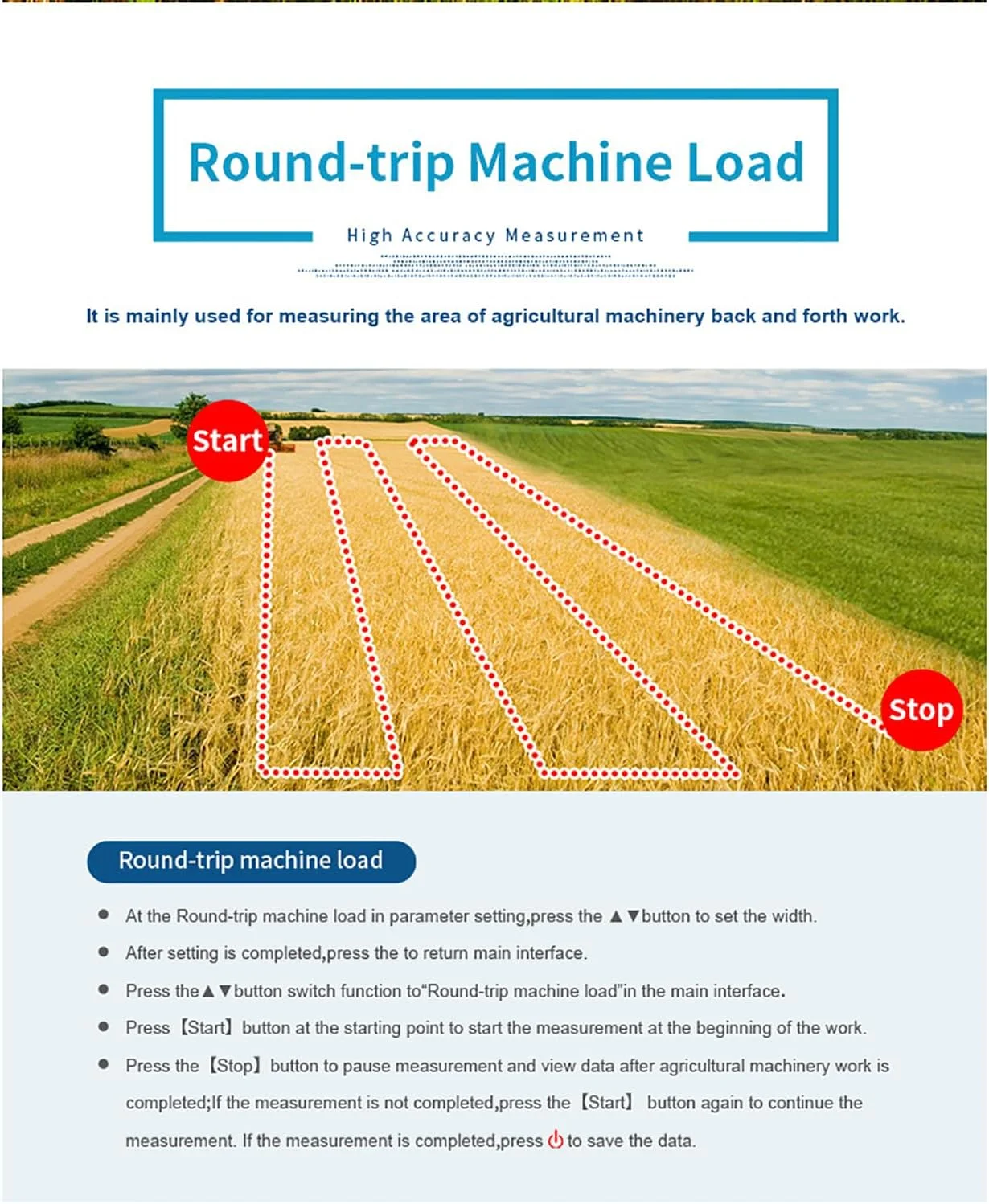 متر دستی اندازه گیری زمین، تجهیزات نقشه برداری GPS، متر محاسبه مساحت زمین، با صفحه نمایش رنگی، عملکرد پخش صدا، برای اندازه گیری دقیق مساحت