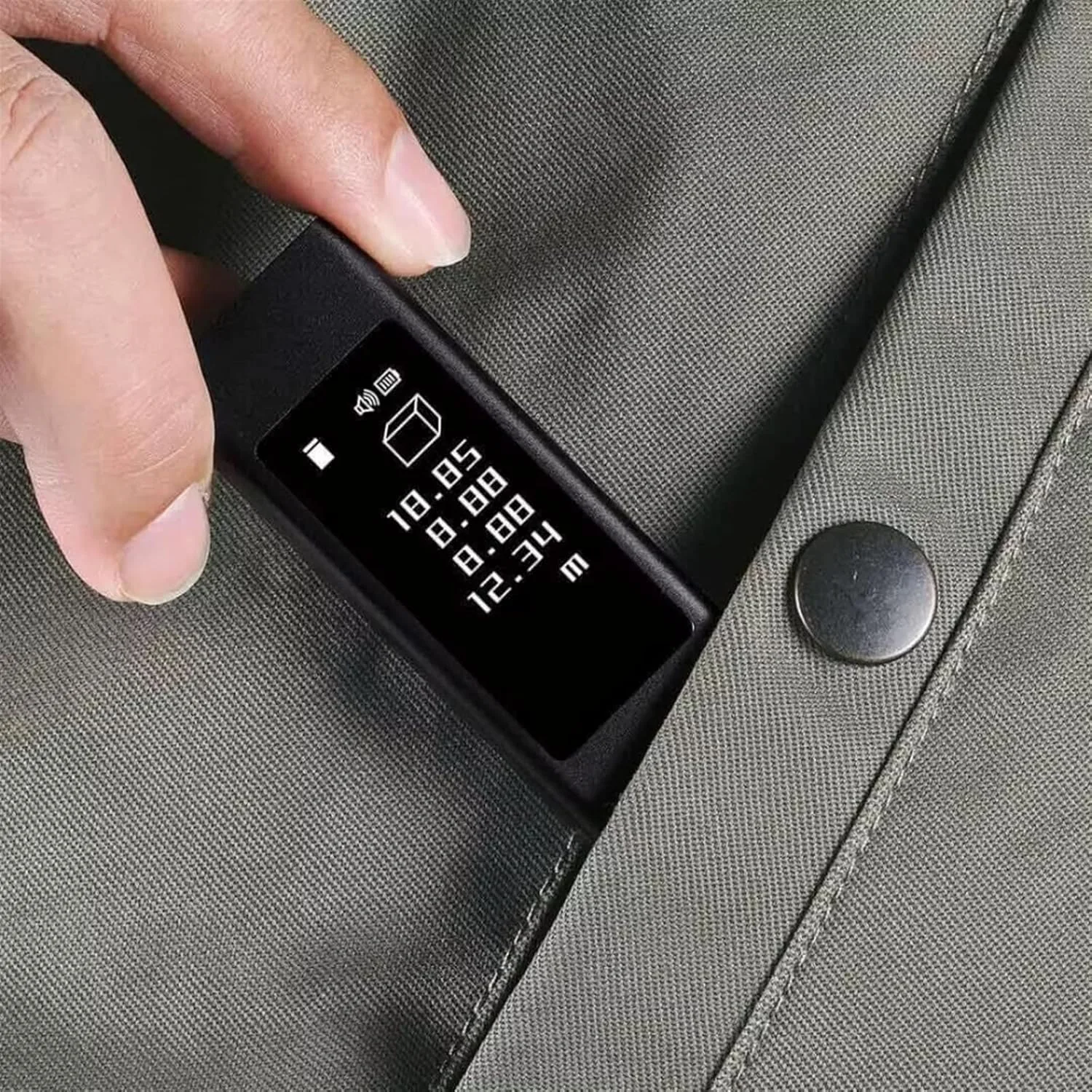 ارتفاع سنج دیجیتال، فاصله یاب صفحه لمسی، متر فاصله، اندازه گیری دقیق، مسافت یاب الکترونیکی دیجیتال