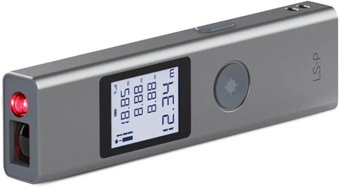 ارتفاع سنج دیجیتال، مسافت یاب لیزری اصلی قابل حمل با شارژر USB و اندازه گیری دقیق