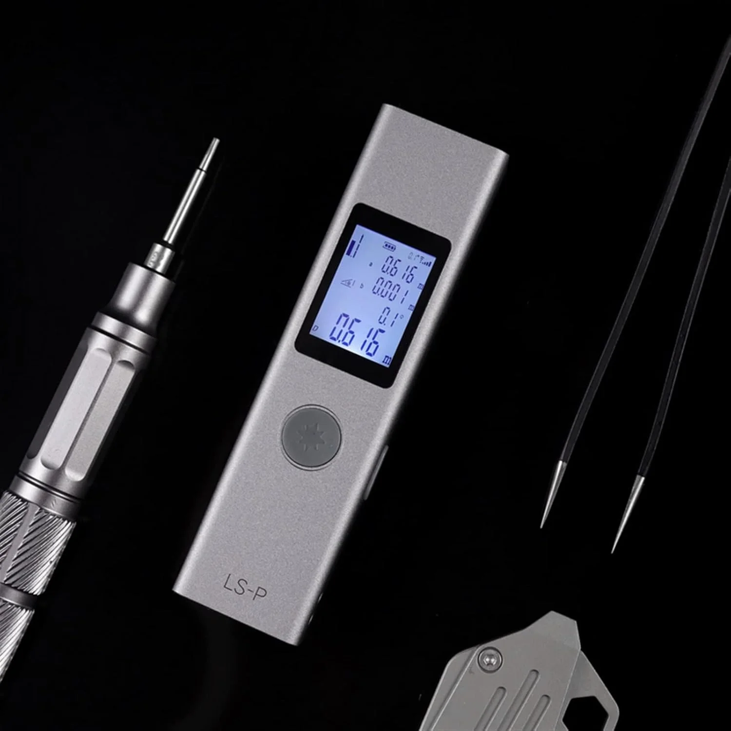 ارتفاع سنج دیجیتال، مسافت یاب لیزری اصلی قابل حمل با شارژر USB و اندازه گیری دقیق