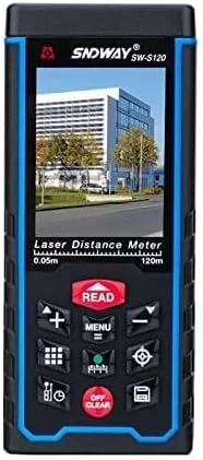 ارتفاع سنج دیجیتال، متر لیزری فاصله یاب دستی، دوربین فاصله یاب با باتری قابل شارژ (رنگ: 80 متر)