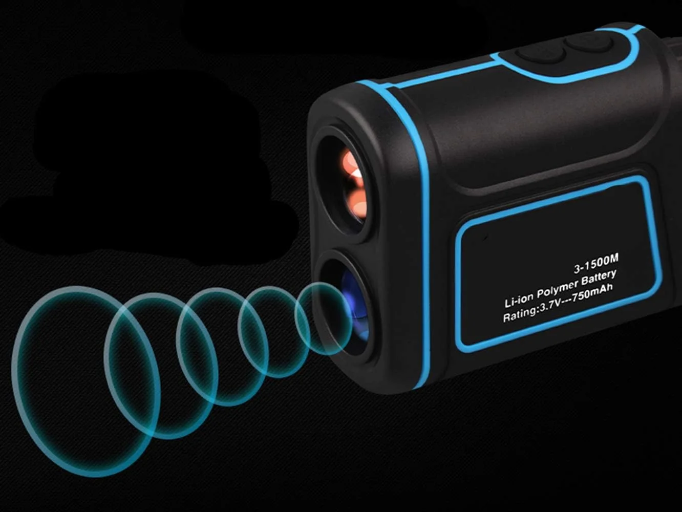 فاصله یاب لیزری مادون قرمز با تلسکوپ LCD، ابزار اندازه گیری فاصله قابل شارژ و دقیق دستی 3-1500 متر فاصله یاب لیزری مادون قرمز با تلسکوپ LCD، ابزار اندازه گیری فاصله قابل شارژ و دقیق دستی 3-1500 متر