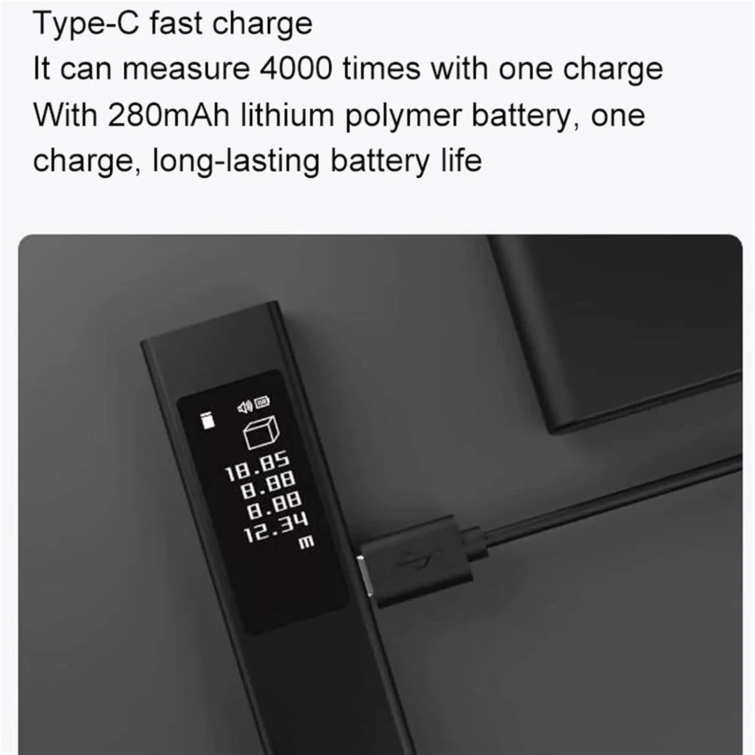 ارتفاع سنج دیجیتال، فاصله یاب لیزری، صفحه لمسی، متر فاصله، اندازه گیری دقیق، فاصله یاب دیجیتال الکترونیکی