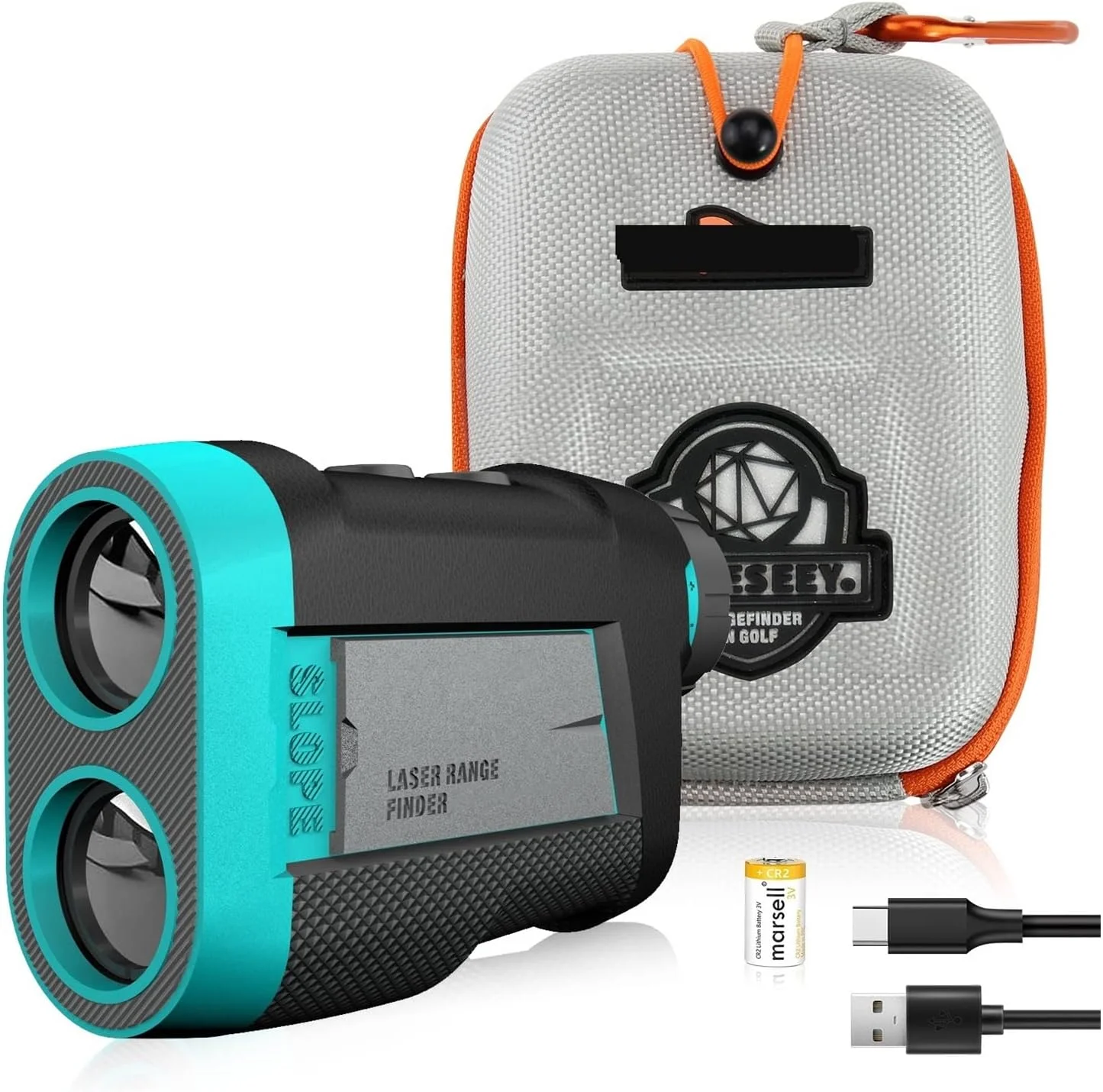 مسافت یاب لیزری PF260 مناسب گلف با برد 600 متر، دارای شیب، لرزش، آهنربا، قابل شارژ، دقت بالا