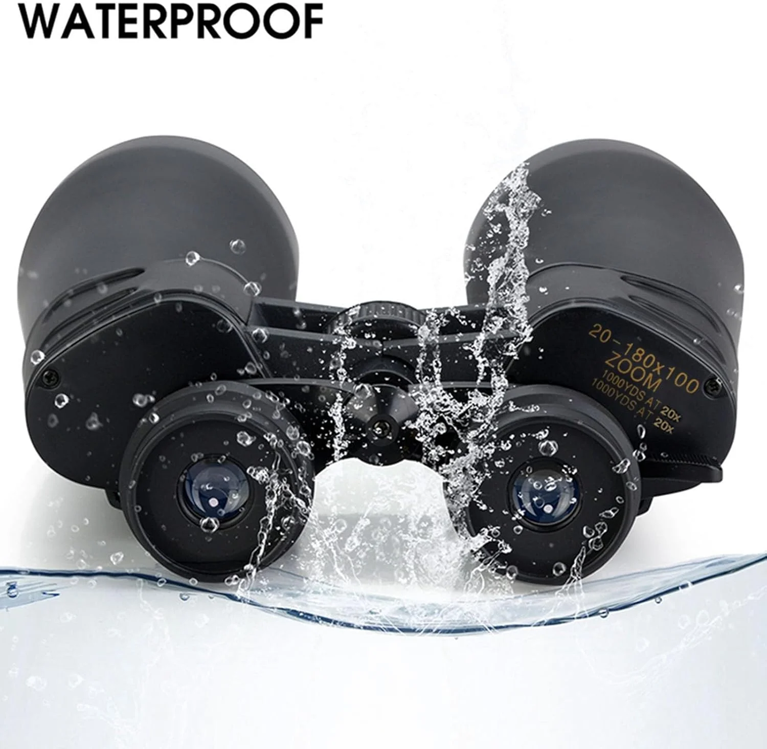 دوربین دوچشمی، دوربین دوچشمی دید در شب HD تلسکوپی 180x100، دوربین دوچشمی ضد آب با برد طولانی و سطح نور کم، اپتیک دید در فضای باز