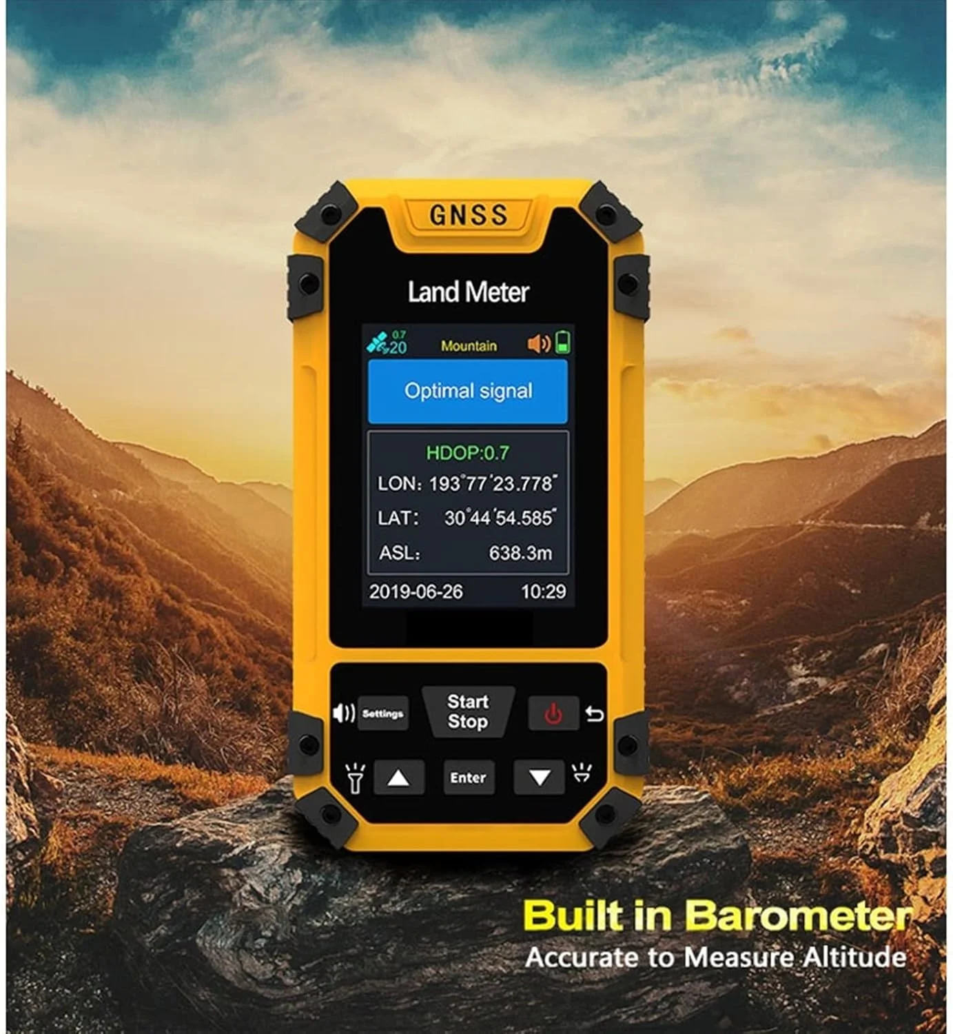 متر مسافت یاب، صفحه نمایش رنگی S4، دستگاه نقشه برداری، گیرنده GNSS حرفه ای، اندازه گیری مساحت زمین، متر اندازه گیری زمین، دقت بالا