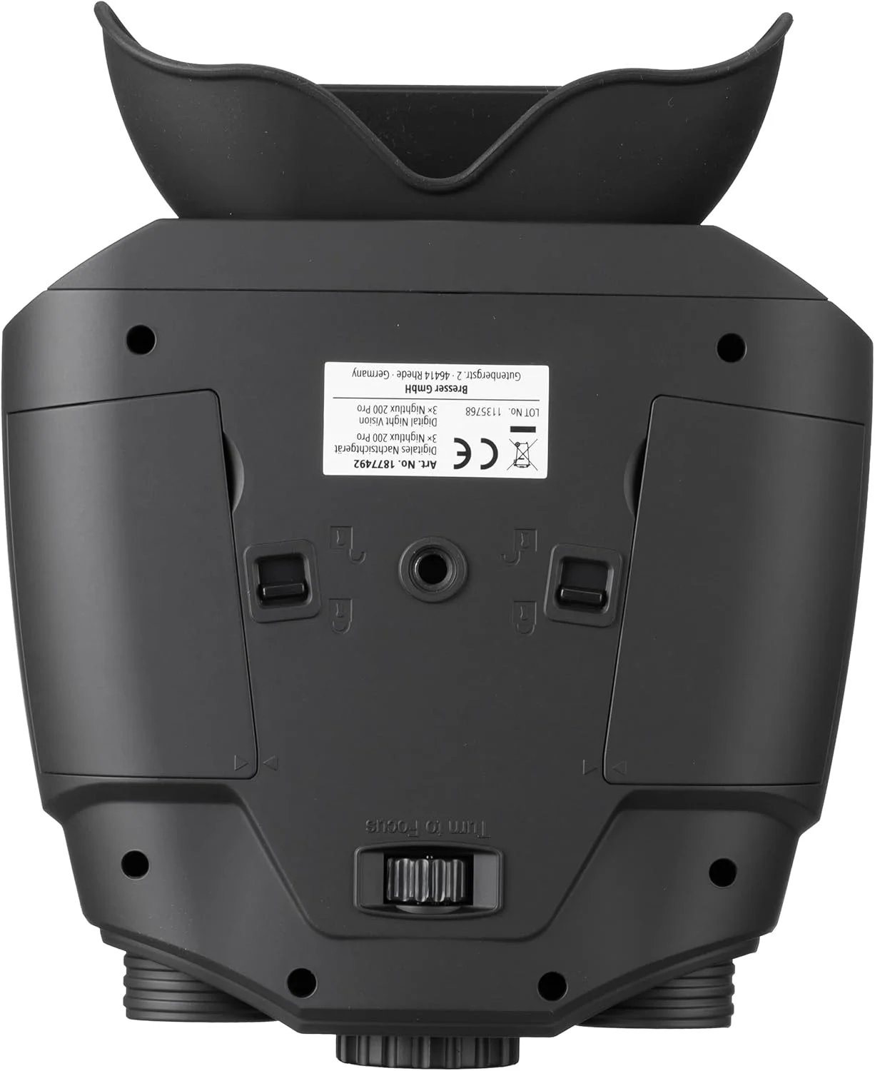 دوربین دوچشمی دید در شب دیجیتال Bresser 3x Nightlux 200 Pro، مشکی