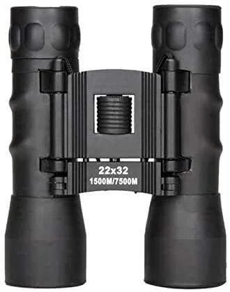 دوربین شکاری تلسکوپی قدرتمند تاشو قابل حمل بزرگنمایی بالا دید در روز و شب برای فضای باز 22X32