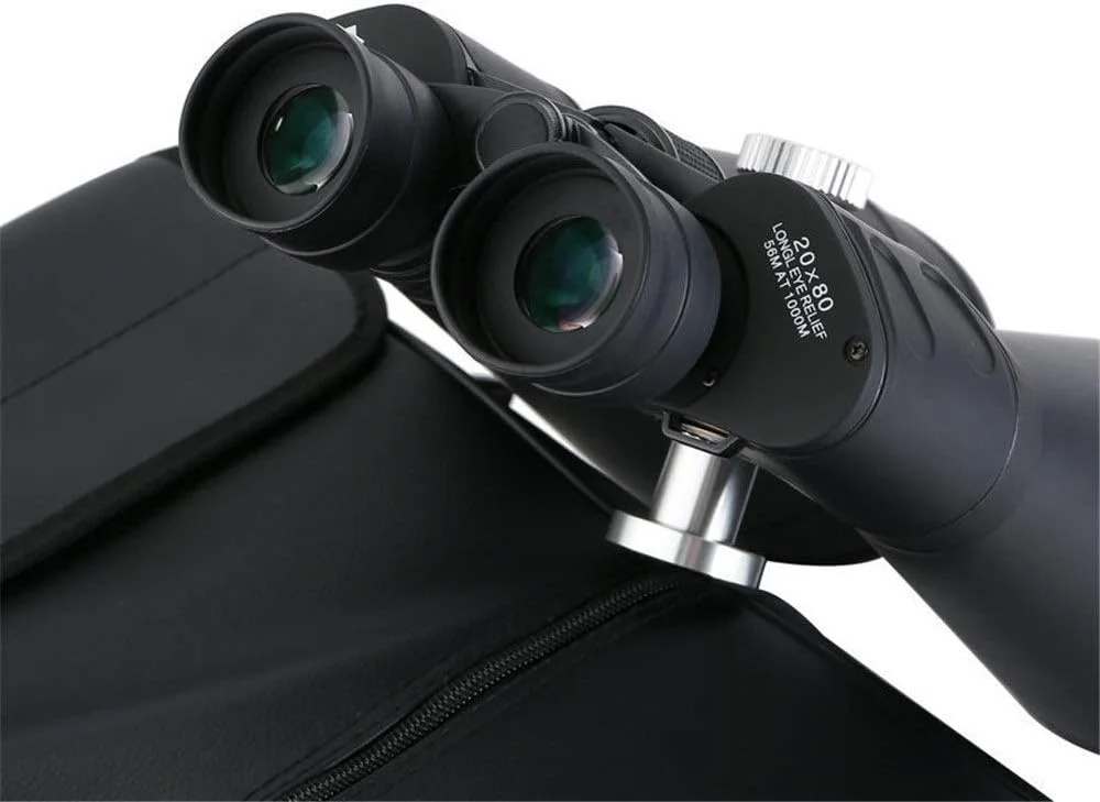 دوربین دوچشمی با بزرگنمایی 20 برابر مناسب تئاتر، اپرا، تماشای پرندگان، مسافرت، رصد ستارگان و کنسرت ها - 20X80 HD