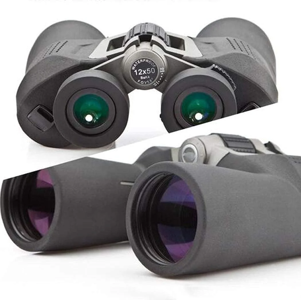 دوربین دوچشمی منشوری سقفی 12X50 برای بزرگسالان، تلسکوپ حرفه ای HD برای تماشای پرندگان، مسافرت، تماشای ستارگان، شکار، کنسرت ها، ورزش - لنز BAK4 FMC دوربین دوچشمی منشوری سقفی 12X50 برای بزرگسالان، تلسکوپ حرفه ای HD برای تماشای پرندگان، مسافرت، تماشای ستارگان، شکار، کنسرت ها، ورزش - لنز BAK4 FMC