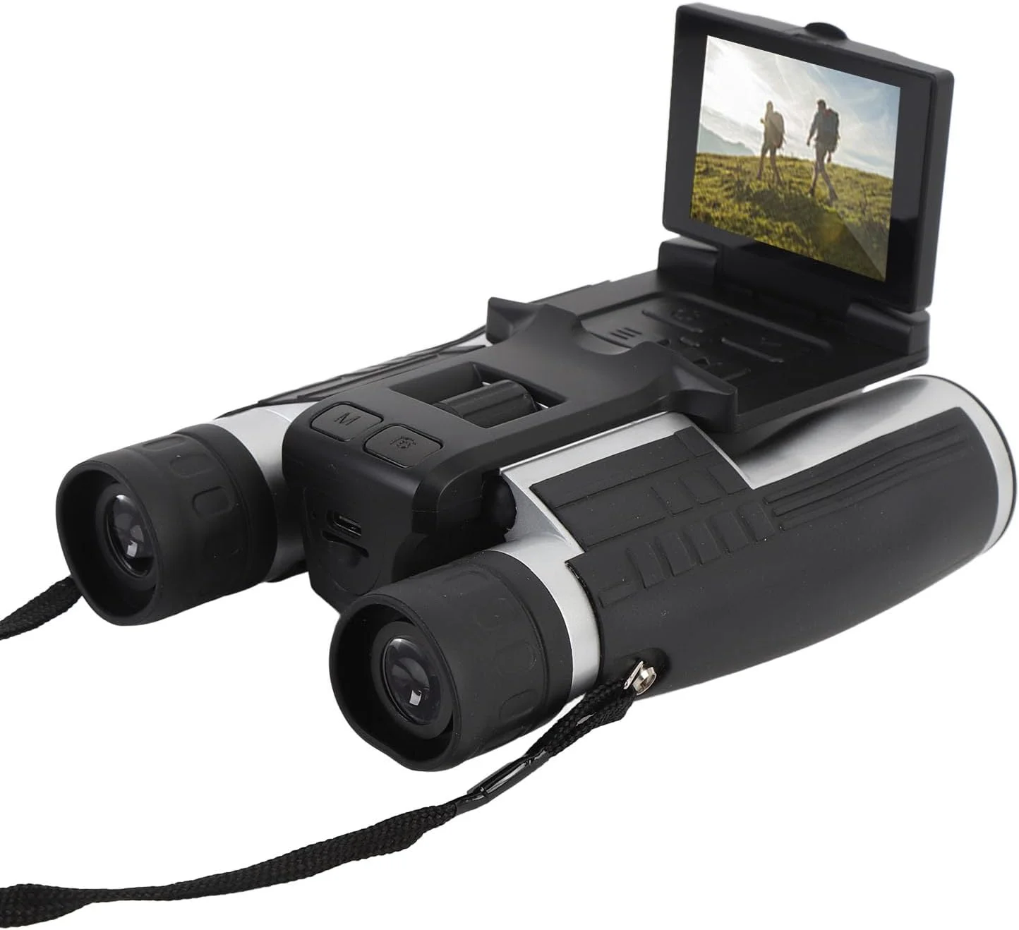 12x32 Binoculars with Camera, 2.5K 48MP Video Photo Recoder, 12x Optical 8X Digital Zoom Large View Binoculars with 2.4 Inch Display, for Bird Watching, Football Game, Concert