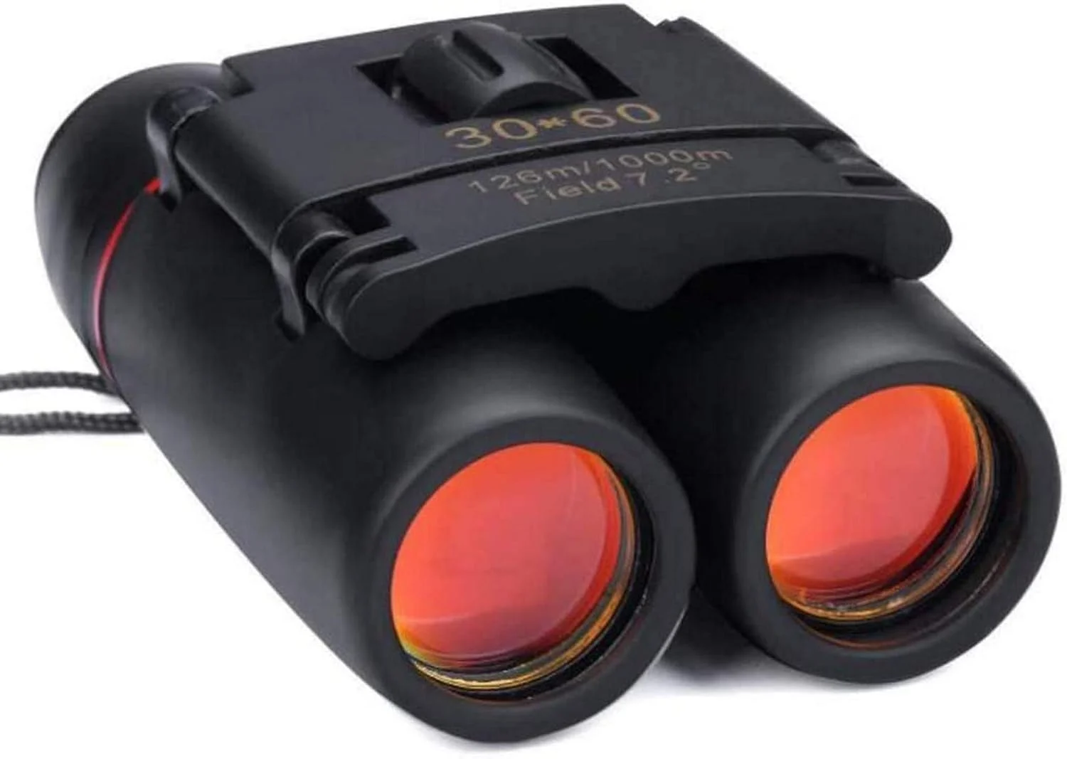 دوربین شکاری تاشو 30X60 مینی با بزرگنمایی واقعی 10X HD تلسکوپ جیبی برای تماشای پرندگان، پیاده روی، شکار و گشت و گذار