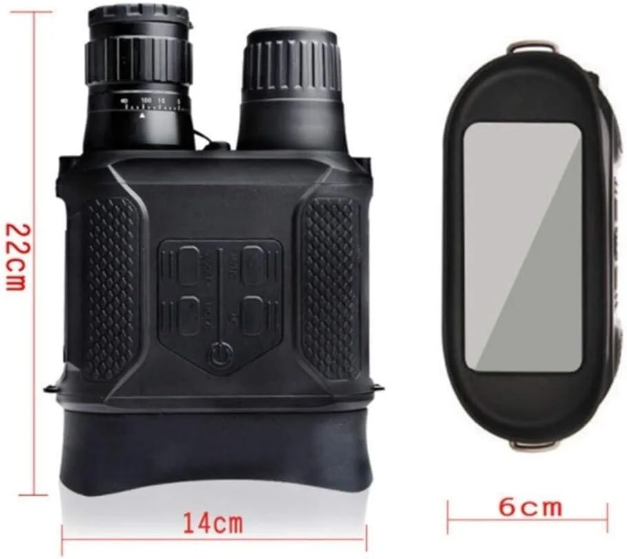 دوربین دوچشمی با بزرگنمایی 3.5-7X، تلسکوپ حرفه ای HD دید در شب مادون قرمز با قابلیت ذخیره ویدیو بر روی کارت SD، مناسب برای تماشای پرندگان، شکار و کنسرت ها