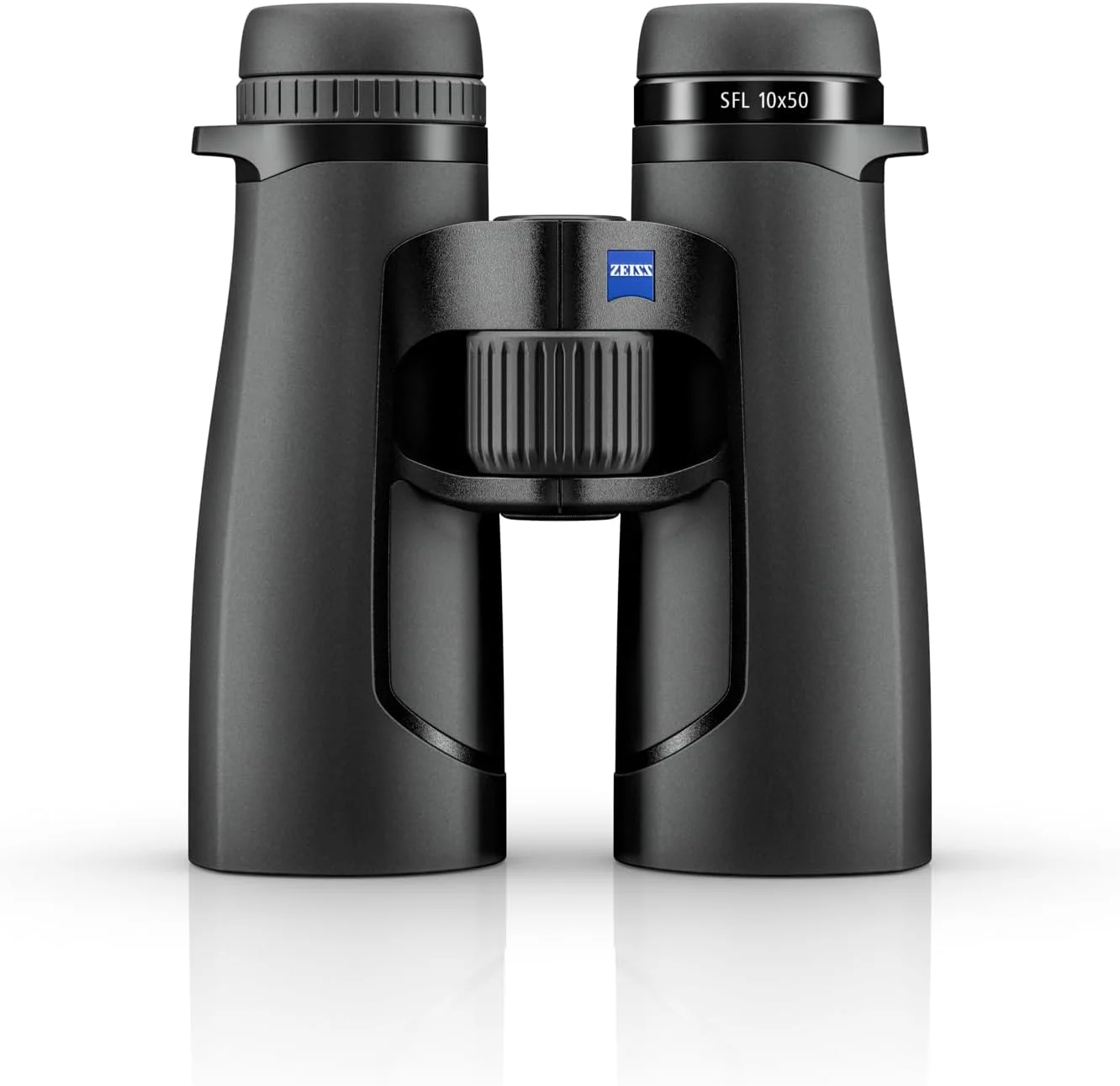 دوربین شکاری زایس SFL سبک وزن، جمع و جور، ضد آب، شیشه با پوشش وضوح فوق العاده بالا برای تماشای پرندگان و شکار در نور کم و غروب با SmartFocus، مشکی (10x50)