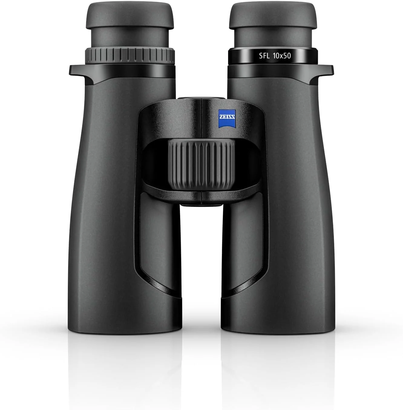 دوربین شکاری زایس SFL سبک وزن، جمع و جور، ضد آب، شیشه با پوشش وضوح فوق العاده بالا برای تماشای پرندگان و شکار در نور کم و غروب با SmartFocus، مشکی (10x50)