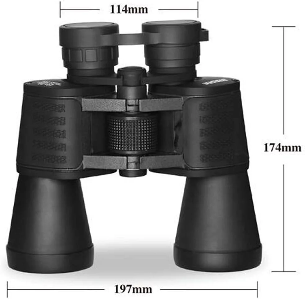 دوربین دوچشمی 20×50 با عدسی چشمی بزرگ، تلسکوپ HD با قابلیت دید در نور کم، مناسب کوهنوردی و تماشای کنسرت در فضای باز